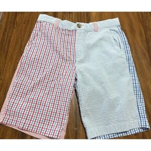 Vineyard Vines Boys Breaker Shorts Multicolor Seersucker Size 12